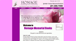 Desktop Screenshot of homagebooks.com